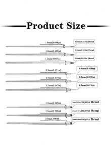 4PCS-10PCS/Set Piercing Taper Ball Grabber Tool For Changing Jewelry - 14G 16G 18G 20G Threadless/Internal Thread/External Thread Piercing Taper Stretching Kit For Ear/Nose/Navel/Nipple/Lip/Eyebrow/Tongue - Multicolor - View 4