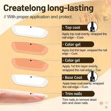 TARTU 8ml Sheer Jelly Gel Polish Kit, Spring Summer Ice Translucent Reddish Brown Sheer Jelly Gel Polish, Ice Translucent Non-Sticky Gel Polish UV/LED, Watercolor Gel PolishSoak Off, Semi Permanent For Home Salon Nail Art, Daily Nail Design - TT040 - 查看 5