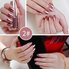 1pc Fashion 18ml Large Mirror Metallic Nail Polish For Home, Mobile Phone Case, Eyeglasses, Business Cards, 12 Colours, Valentine's Day Gift, Mother's Day Gift - 02 - Xem 2