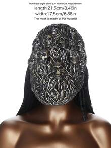 Mặt nạ động vật, Mặt nạ Halloween, Mặt nạ kinh dị, Chất liệu PU vừa vặn với khuôn mặt, Mặt nạ tiệc hóa trang, Mặt nạ động vật mô phỏng nhập vai, Mặt nạ hóa trang, Đạo cụ biểu diễn sân khấu phim và truyền hình, Đạo cụ chơi khăm, Phụ kiện tiệc sự kiện, Phụ kiện giải trí và giải trí gia đình, Mặt nạ phù hợp cho nam và nữ, Mặt nạ rồng, Mặt nạ bí ngô, Mặt nạ đầu lâu, Mặt nạ khủng long, Mặt nạ khủng long bạo chúa, Mặt nạ yêu tinh xanh, Mặt nạ gấu đen, Mặt nạ khỉ đột, Mặt nạ gấu bắc cực, Mặt nạ hươu, Mặt nạ bò, Mặt nạ bò đực, Mặt nạ cáo, Mặt nạ sói, Mặt nạ chim xanh, Mặt nạ khỉ, Mặt nạ đại bàng, Mặt nạ sừng cừu, Mặt nạ xương cừu, Mặt nạ phù thủy, Mặt nạ quỷ có nanh, Mặt nạ BOSS, Mặt nạ đầu lâu, Mặt nạ thuyền trưởng cướp biển, Mặt nạ người đàn ông mặc đồ đen, Băng đô tượng Nữ thần Tự do, Đuốc tượng Nữ thần Tự do - Nhiều màu - Xem 61