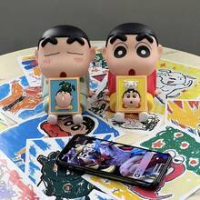 Crayon Shin-Chan Cute Pajamas Shin-Chan Phone Holder - Collectible Decor, Durable PP Material, Desktop Accessory And DIY Gift Supplies, Fun Toy For Children - Multicolor - View 5