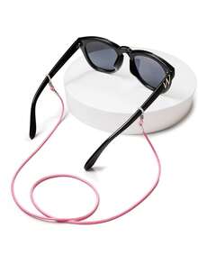 1pc Fashion Wax Cord Glasses Lanyard Halter Anti-Slip Glasses Chain Minimalist Fashion Glasses Anti-Drop Rope Suitable For Daily Matching - A - View 6