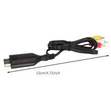 Interfaz multimedia HD a convertidor RCA compatible con 4K 30 Hz Interfaz multimedia HD a adaptador para televisores antiguos para monitores y proyectores, Plug and Play, compatible con pantallas 3D - negro - Ver 4