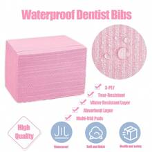 1 Pack Disposable Pink/Blue Manicure Desk Mat, 3-Ply Waterproof Foldable Cleaning Pad, Tablecloth, Nail Salon Paper Towels, Multi-Purpose Beauty, Tattoo, Dental Cleaning Cloth, Waterproof Tablecloth, Nail Art Tools - Multicolor - View 5