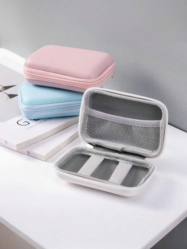 CCD Camera Storage Box, Earphone, Data Cable, Charger, USB Drive, USB Flash Drive Hard Case Organizer, Essential For Photography Enthusiasts, Suitable For Travel And Vacation