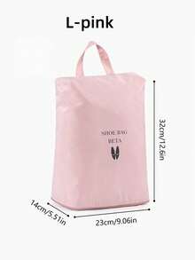 Bộ 1 túi đựng giày màu hồng, xám, xanh dương, trắng, túi đựng giày thể thao, du lịch, túi đựng giày chống ẩm, chống ố vàng cho ký túc xá sinh viên, túi đựng giày du lịch có dây rút, túi đựng giày chống bụi, đồ dùng cần thiết cho cả nam và nữ, đồ dùng cần thiết cho du lịch trên tàu biển, đồ dùng cần thiết cho kỳ nghỉ. - Nhiều màu - Xem 15