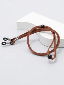 1pc Men's Suede Eyeglass Strap, Adjustable Anti-Slip Eyeglasses Cord, Eyewear Lanyard - A - View 10