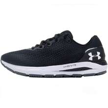 Under Armour Giày thể thao HOVR  4 CN mới dành cho nữ, giày thể thao nhẹ, thoáng khí và có đệm lót êm ái - Đen và trắng - Xem 2