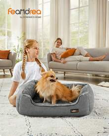 Feandrea Pet Bed & Crate Mat - 淺灰色 - 查看 1