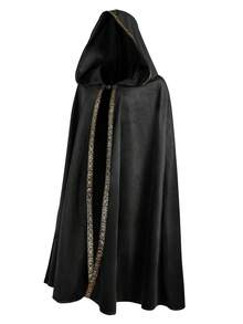 Medieval Cloak With Hood Wizard Cloak Halloween Renaissance Hooded Cape For Man And Women - Multicolor - View 14