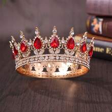 1 Peça Coroa para Mulheres com Cristais e Strass - Acessórios de Cabelo para Casamento, Presentes para Noiva e Dama de Honra - Fascinator, Acessórios de Fantasia para Halloween e Acessórios Essenciais para Festivais/Feriados de Aniversário