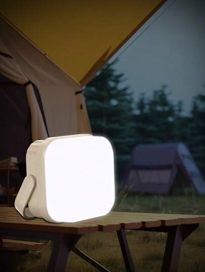 1 件可充电 LED 帐篷灯，便携式应急夜市灯，户外露营灯泡和照明，悬挂式设计营地灯，3 种亮度等级