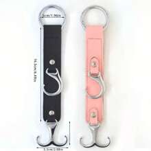 金属汽车座椅靠背挂钩，大容量皮革汽车垃圾袋架