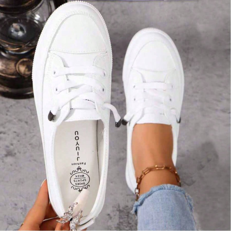 Par de zapatos cómodos para mujer, versátiles para uso casual, deportes y actividades al aire libre