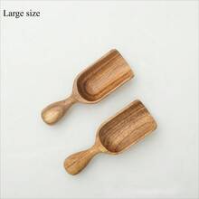 罐头木勺、相思木量匙、罐头木勺、浴盐量匙、洗衣粉铲、面粉木勺、茶匙、咖啡勺、燕麦量匙、多用途木勺、送给妻子的礼物、送给母亲的礼物 - 原木色 - 查看 22