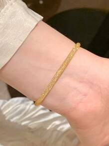 1pc 925 Sterling Silver Money Bag Woven Bracelet, Luxurious For Women's Daily Date Jewelry Accessory, Elegant & Versatile, Suitable For Valentine's Day, Birthday, Party & Everyday Wear - Style 1 - View 3