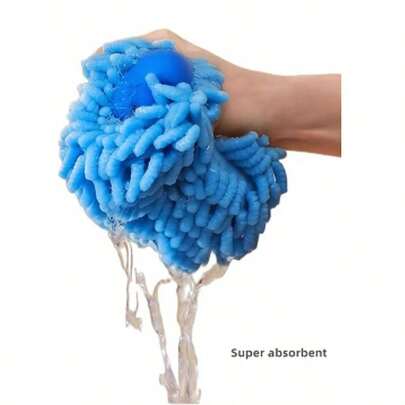 1pc  Charming Microfiber Cleaning Cloth!Perfect For Dusting, Wiping Counters & Cleaning Up Messes – Adds Cuteness To Your Cleaning Routine