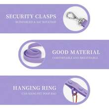 PVC wasserdichte Hundeleine, sehr angenehme Textur, geeignet für sicheren Outdoor-Einsatz