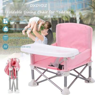 NetHong Baby Feeding Chair Seat Compact Folding High Chair Children Baby Travel Armchair