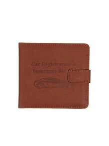 Soporte premium para documentos del automóvil - Organizador elegante para hombres y mujeres - Almacena de manera segura el , el registro y los manuales - Listo para la guantera, compacto, regalo ideal para la novia, viajes y sol