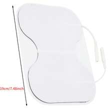 Parche de electrodos reutilizable para cintura (2 unidades) para máquina de fisioterapia eléctrica TENS (10 x 15 cm/3,9 x 5,9 pulgadas) - otro - Ver 4