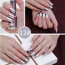 1pc Fashion 18ml Large Mirror Metallic Nail Polish For Home, Mobile Phone Case, Eyeglasses, Business Cards, 12 Colours, Valentine's Day Gift, Mother's Day Gift - 12 - 查看 2