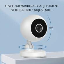 1pc Wireless WiFi Security Camera With Two-Way Audio, Indoor Home Nanny Cam For Baby/Elderly/Pet, With Mobile App, Suitable For Any Occasion - Multicolor - View 6