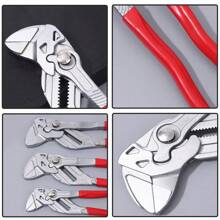 suli 1pc 7/10/12" Adjustable Eagle Beak Wrench - Water Pipe Pliers With 0-68mm Opening Multi-Purpose Press Clamp For Plumbing Household - Multicolor - View 4