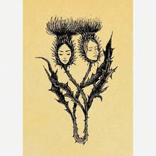 1 件/3 件墙面艺术海报可选框架复古抽象女巫生活墙面艺术海报印刷森林巫术装饰画卧室家居 - 彩色 - 查看 32