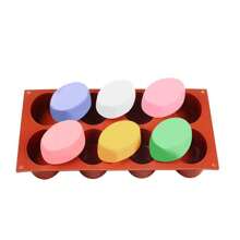 1 个硅胶蛋形模具 - 非常适合制作自制果冻、布丁和巧克力蛋；可重复使用的蛋形模具、模具、自制果冻模具、布丁模具、巧克力蛋模具、自制甜点模具