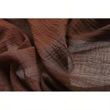 Lightweight Summer Scarf Light Shawl Wrap Linen Feel Scarves For Men And Women - 棉棕色漸層色 - 查看 7