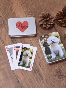 Personalized Playing Cards, Custom Playing Cards, Card Games, Christmas Gifts, Dog Photos Gift, Pet Memorial Gift - Multicolor - View 4