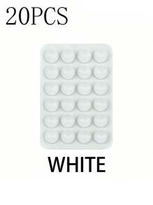 3/5Pcs Multi-Purpose Square Silicone Suction Cup Mobile Phone Holder, 24-Hole Suction Cup With Strong Adhesiveness, 1/10/20/30/40/50/60Pcs,Suitable For Various Scenarios To Prevent Phone Falling, Used For Video, Vibration, And Self-Portrait Phone Accessories