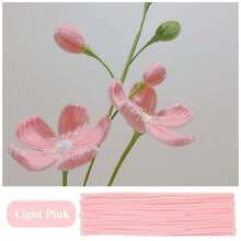 100/783pcs Pink Fuzzy Tulip Poppy Flower Set - Perfect For Valentine's Day, Mother's Day, Christmas, New Year, Holidays, Beginner Fuzzy Flower Stem Set, Home Decor Crafting Kit - Multicolor - View 18