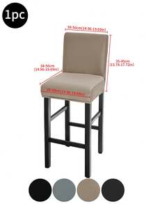 1 cái/2 cái/4 cái/6 cái/30 cái Vỏ bọc ghế bằng lụa sữa kaki chống thấm nước, Thiết kế tối giản cổ điển, Vỏ bọc chống bụi co giãn cho ghế khách sạn, nhà hàng, phòng khách, Có sẵn màu đen, xám nhạt, xám sao băng - Nhiều màu - Xem 25