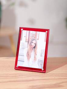 Soporte de escritorio para exhibir fotos instantáneas de 3 pulgadas, portafotos magnético de colores mini, accesorio decorativo creativo para el hogar