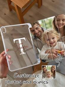 Ayotu Benutzerdefinierter Y-förmiger faltbarer iPad-Schutzhülle kompatibel mit iPad der 10. Generation, iPad Mini 4/5/6/7/9.7/10.2/10.5/10.9/12.9/Pro 11, Schutzhülle unterstützt Mehrwinkel-Einstellung, sechs Möglichkeiten zum Aufstellen des Ständers und einen integrierten Stiftschlitz. Der Stiftschlitz ist kompatibel mit iPad Air 11 Zoll (M2) - 2024 - Verschiedenfarbig - Übersicht 2