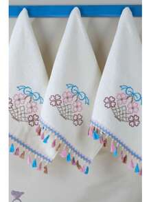 100% Cotton 6-Piece Kitchen And Bathroom Towel Set – 30x50 Cm Ultra Absorbent, Soft & OEKO-TEX Certified Multi-Purpose Towels – MADE IN TURKEY - White - View 1