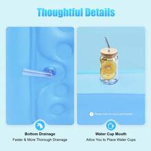 Folding Portable Adult Inflatable Tub Bathtub Spa Warm Bath Tub Blow Up PVC - Blue - View 5