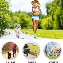 1 Pc Sports Waist Bag Leash High Elastic Anti Impact Tactical Waist For Outdoor Running Walking Dog Leash Pet Supplies