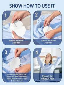 50/100pcs Armpit Sweat Pads, Disposable Underarm Absorption Sweat Pad, Breathable Comfortable Unflavored, Suitable For Both Men And Women, Non Visible, Extra Adhesive, Disposable, Sweat Free Armpit Protection Can Easily Absorb Sweat And Neutralize Odors, Individually Packaged Sweat Pads For Under Arms Stay Confident