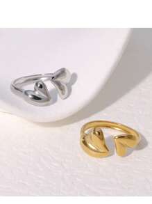 Anillo de nudillo de trébol de cuatro hojas esmaltado vintage con diseño lleno de rhinestones, anillo de cobre con gota de aceite de moda