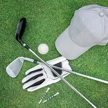 200 Pieces Bamboo Golf Tees 3-1/4'' Inch Wooden Golf Tees Reduce Friction And Side Spin(White And Blue) - 1 - View 2