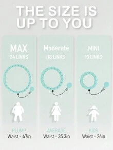 JKSHMYT Weighted Circle For Adults Weight Loss, Exercise Hoop Plus Size 47 Inch/120 Cm, 24 Detachable Links, Fitness Hoop Suitable For Women And Beginners