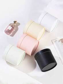 1 件圆形抱抱桶花架盒，适合母亲节、情人节、教师节鲜花礼盒 - 彩色 - 查看 5