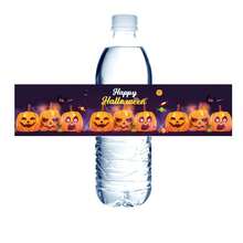 20/12/6 件万圣节装饰水瓶贴纸 - 幽灵和南瓜贴纸套装，适用于万圣节派对、万圣节派对糖果装饰、烘焙包装纸盒腰封、不给糖就捣蛋、杯子、糖果袋、派对万圣节贴纸、水瓶、礼品包装、DIY 装饰 - 彩色 - 查看 16