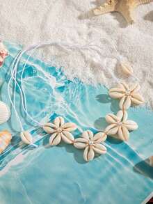 imoli 1 chiếc vòng cổ hoa ngọc trai dệt phong cách Boho mùa xuân/hè dành cho nữ, thích hợp đi biển, dự tiệc, làm quà tặng (Hàng loạt thay đổi, kích thước có thể khác nhau) - Nhiều màu - Xem 9