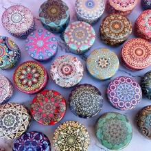 10pcs Flower Printed Candle Jars With Lids - Perfect For Candle Making, Crafts And Storage