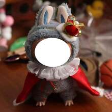 新款17厘米拉布布娃娃服装套装，17厘米Labobo国王斗篷服装系列，可拆卸服装（仅限服装），适合第一代和第二代Labobo服装，派对服装（不含鞋子） - 彩色 - 查看 3