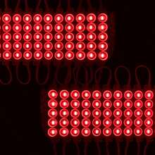 Vmingo 20 pzs Modulo Tira 5 Led 5035 Blanco IP65 Encapsulado Cartel Publicidad Hogar Oficina - Rojo - Ver 2